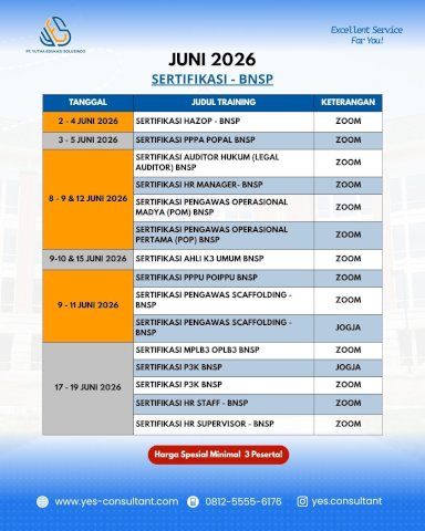 JUNI - SERTIFIKASI
